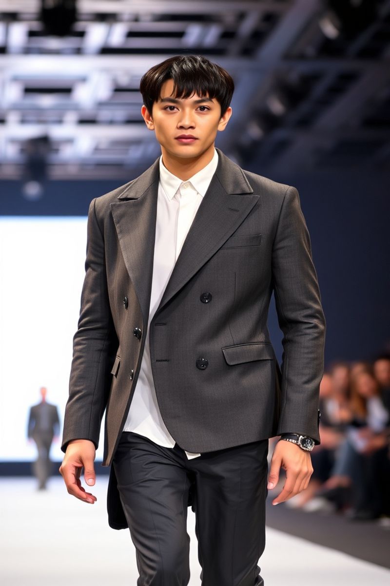 Kenji Tanaka fashion runway walk