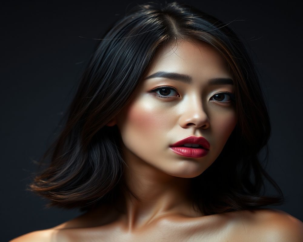 Kiana Navarro high fashion editorial photograph