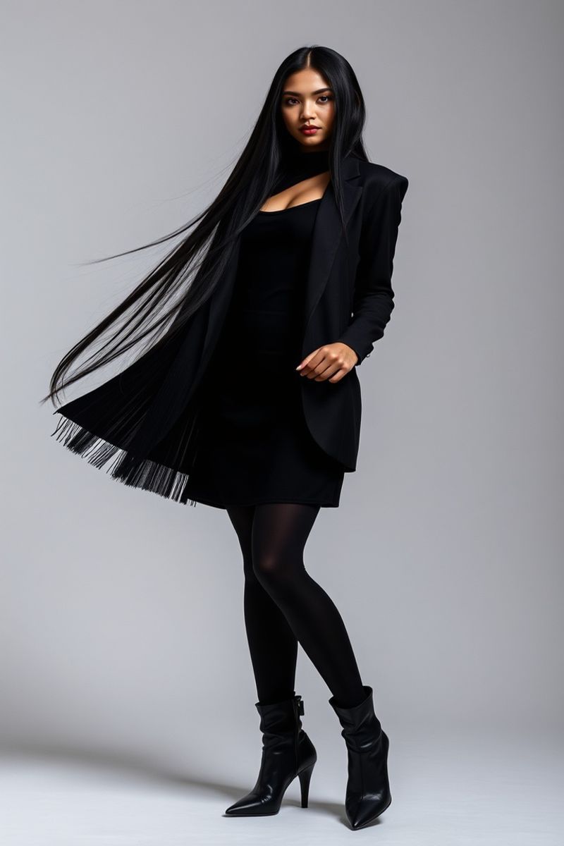 Kianna Santos full body editorial pose