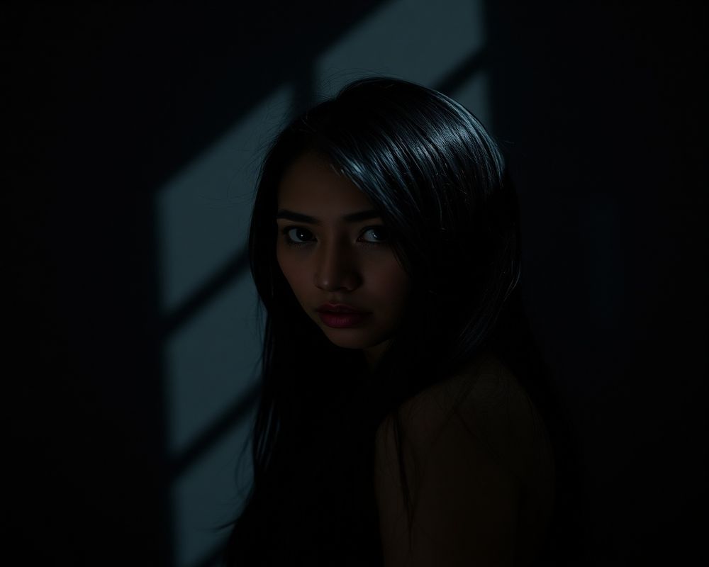 Kianna Santos artistic creative portrait