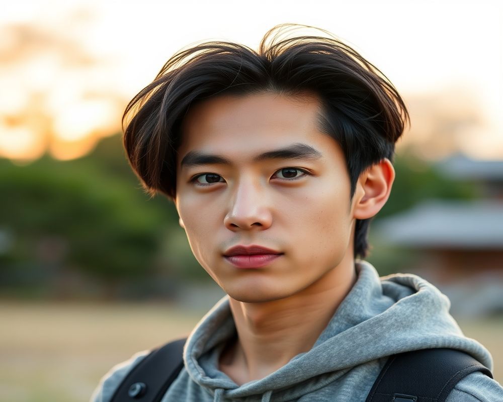Kim Min-Jae natural outdoor lifestyle portrait