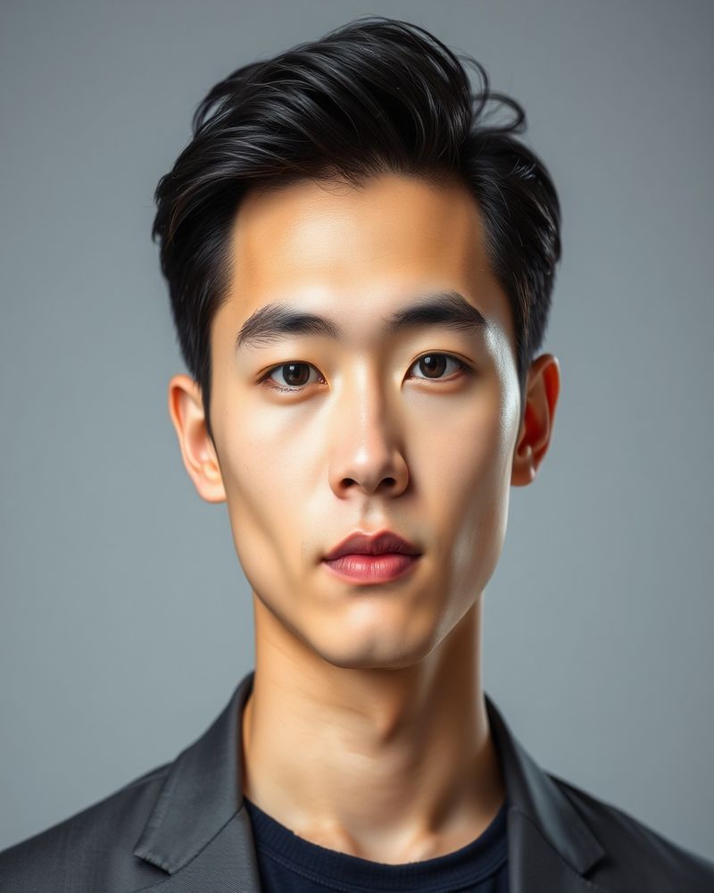 Kim Tae-min professional headshot, studio lighting