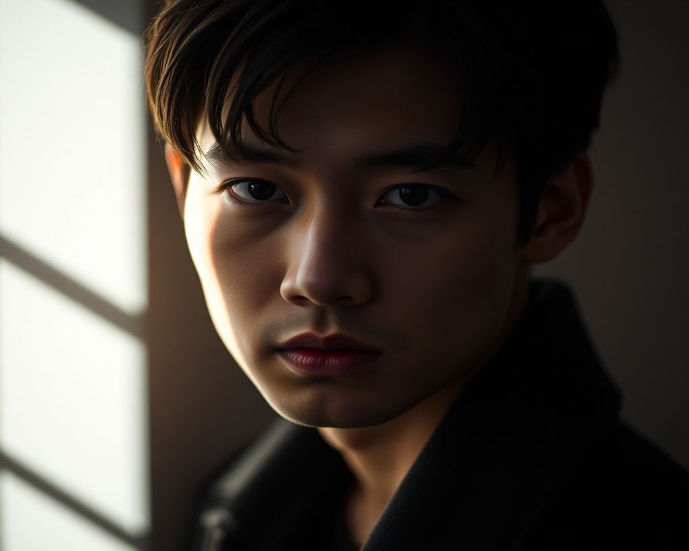 Kim Tae-min artistic creative portrait