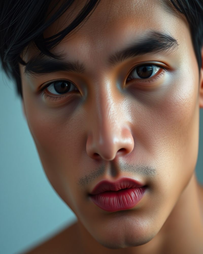 Kitti Saetang beauty close-up portrait with soft lighting