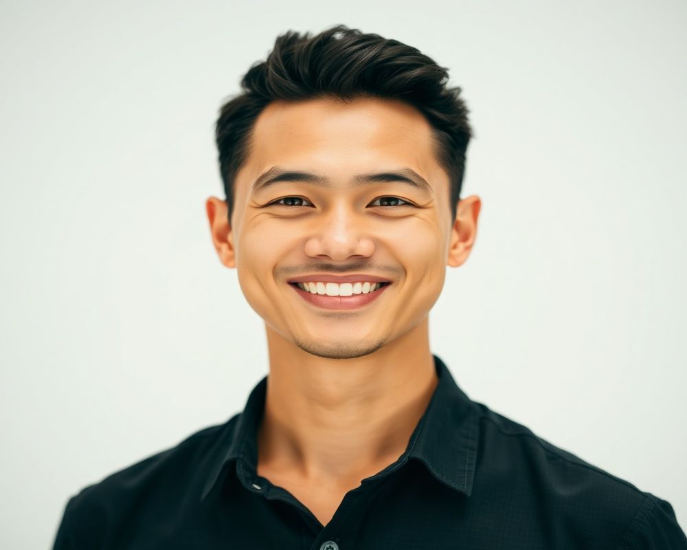 Kitti Saetang commercial brand campaign with natural smile