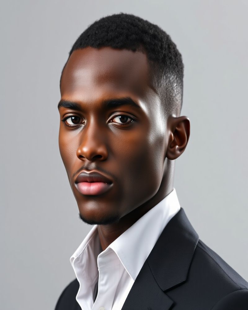 Kofi Mensah professional headshot, studio lighting