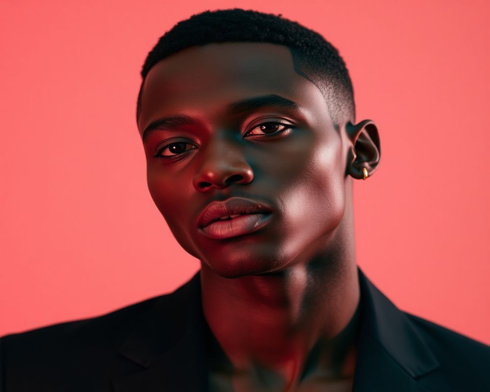 Kofi Mensah high fashion editorial