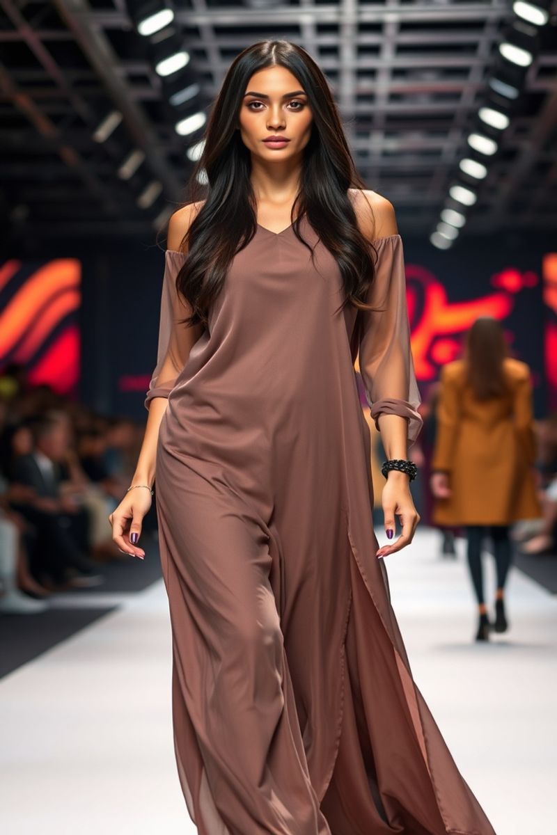 Larissa Almeida fashion runway walk