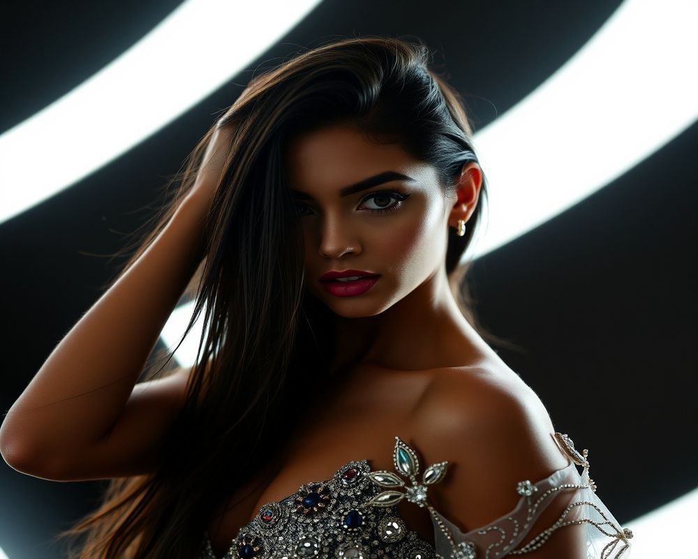 Larissa Oliveira high fashion editorial photograph