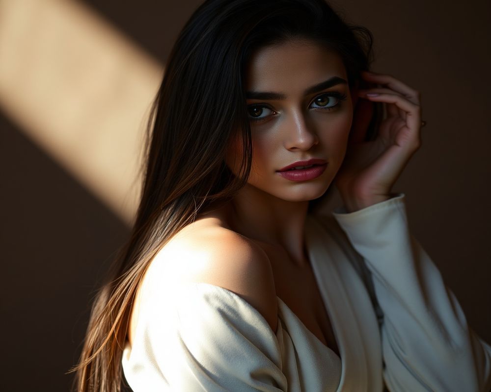 Layla Al-Mansour high fashion editorial