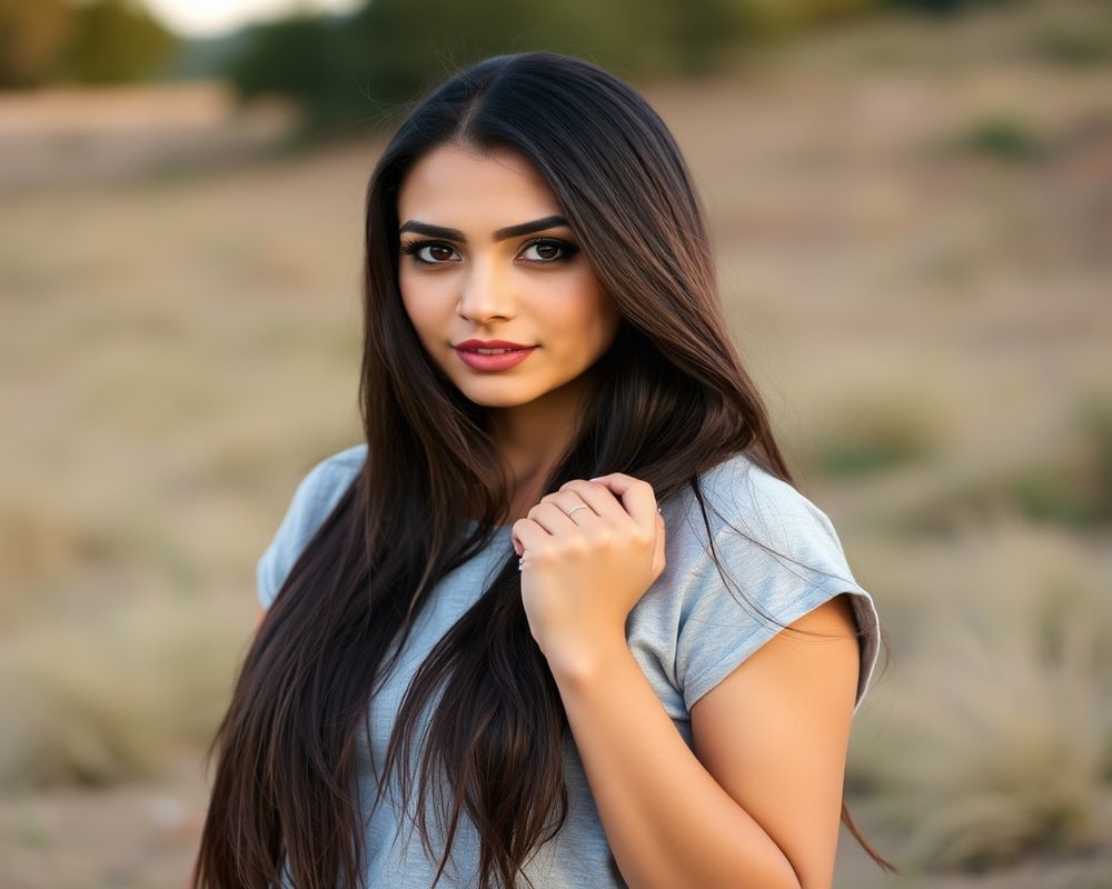 Layla Al-Mansouri lifestyle personality shot in natural outdoor setting