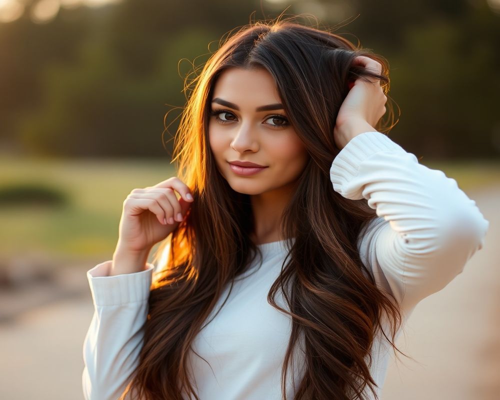 Layla Hassan lifestyle personality shot in natural outdoor setting