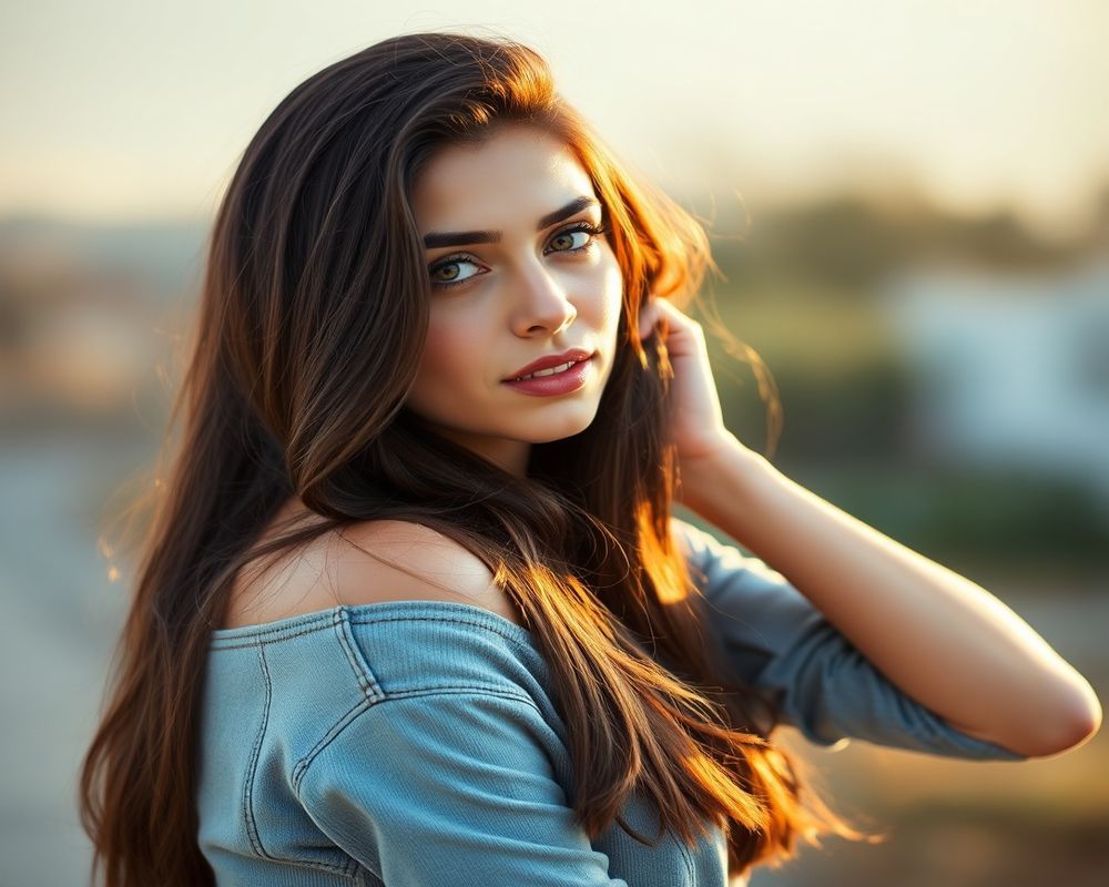 Layla Khalil lifestyle personality shot in natural outdoor setting