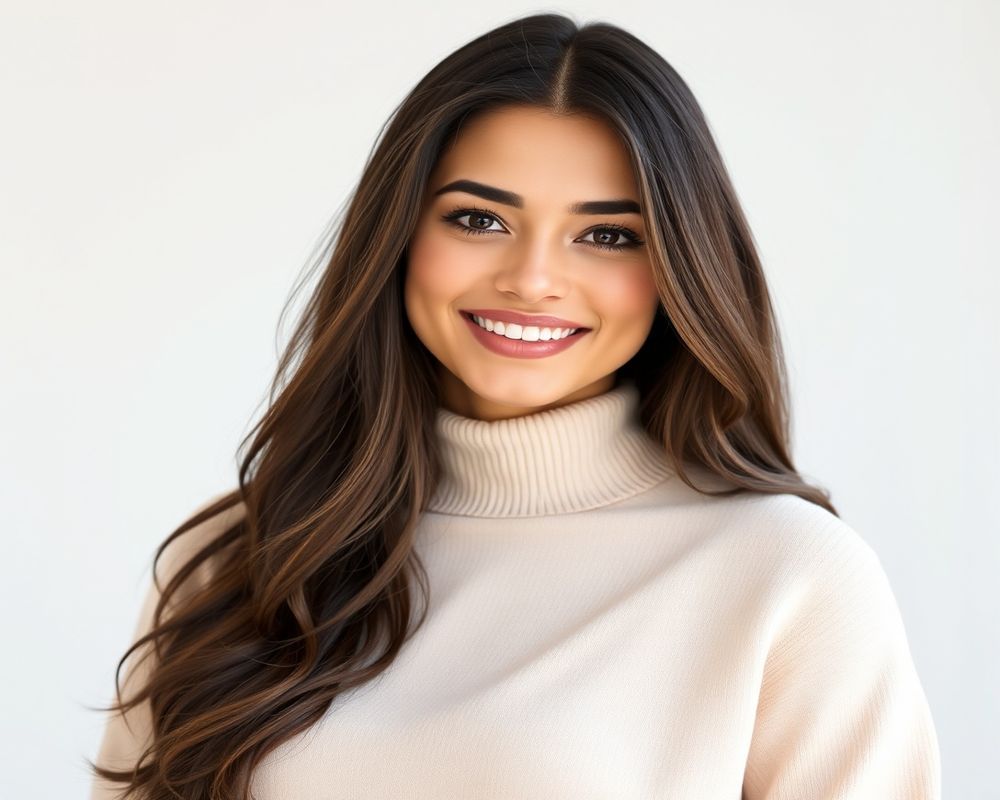 Layla Khoury commercial brand campaign with natural smile