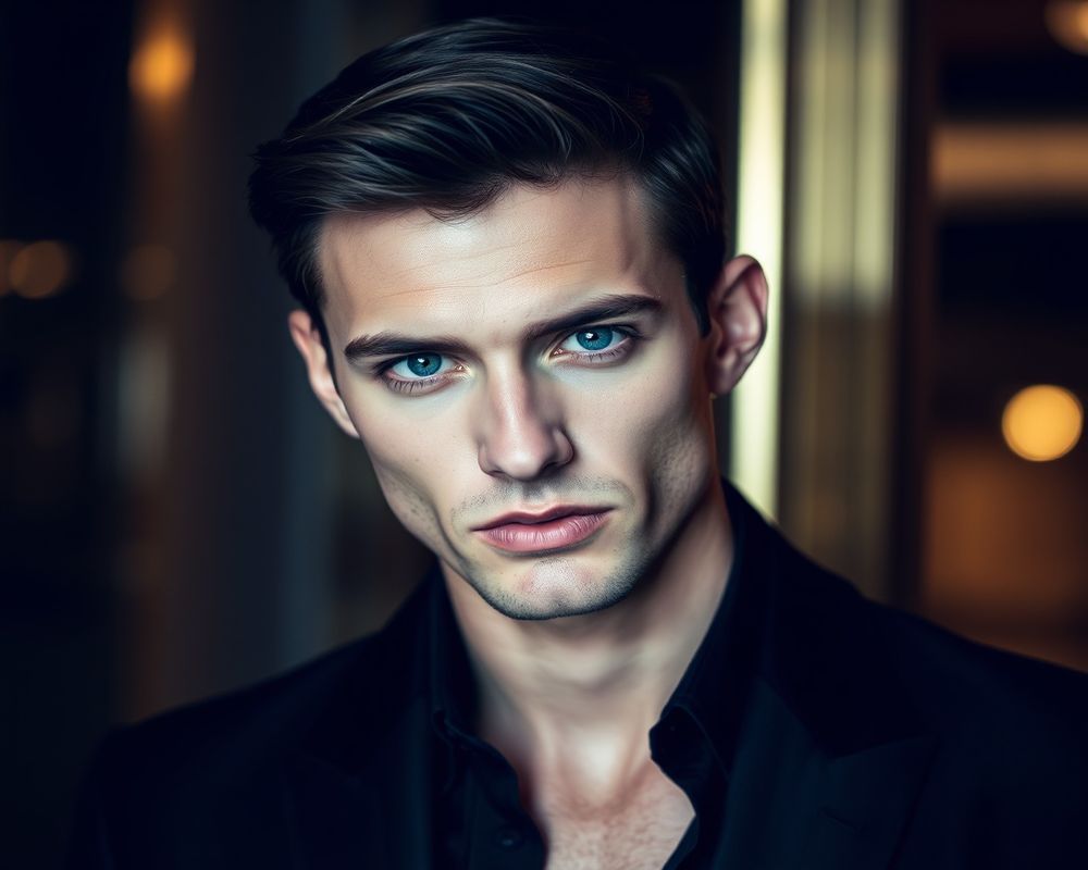 Liam Cooper high fashion editorial photograph