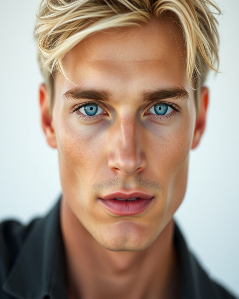 Liam Hartford beauty close-up portrait