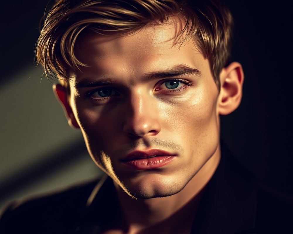 Liam Mitchell high fashion editorial