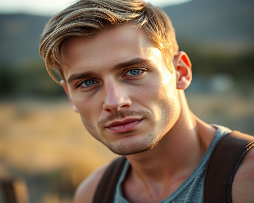 Liam Morrison lifestyle personality shot in natural outdoor setting