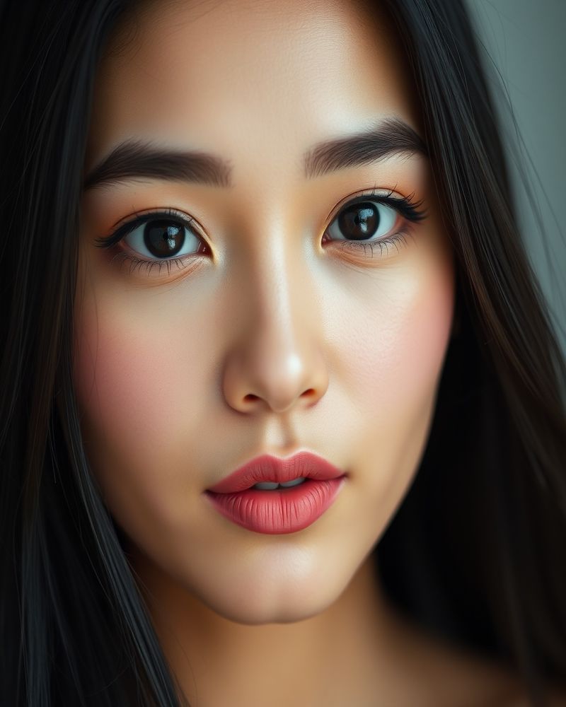 Liana Santos beauty close-up portrait