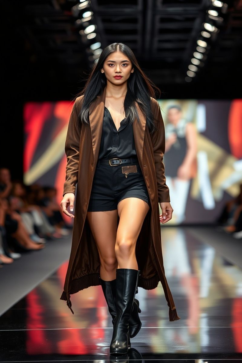Lila Reyes fashion runway walk