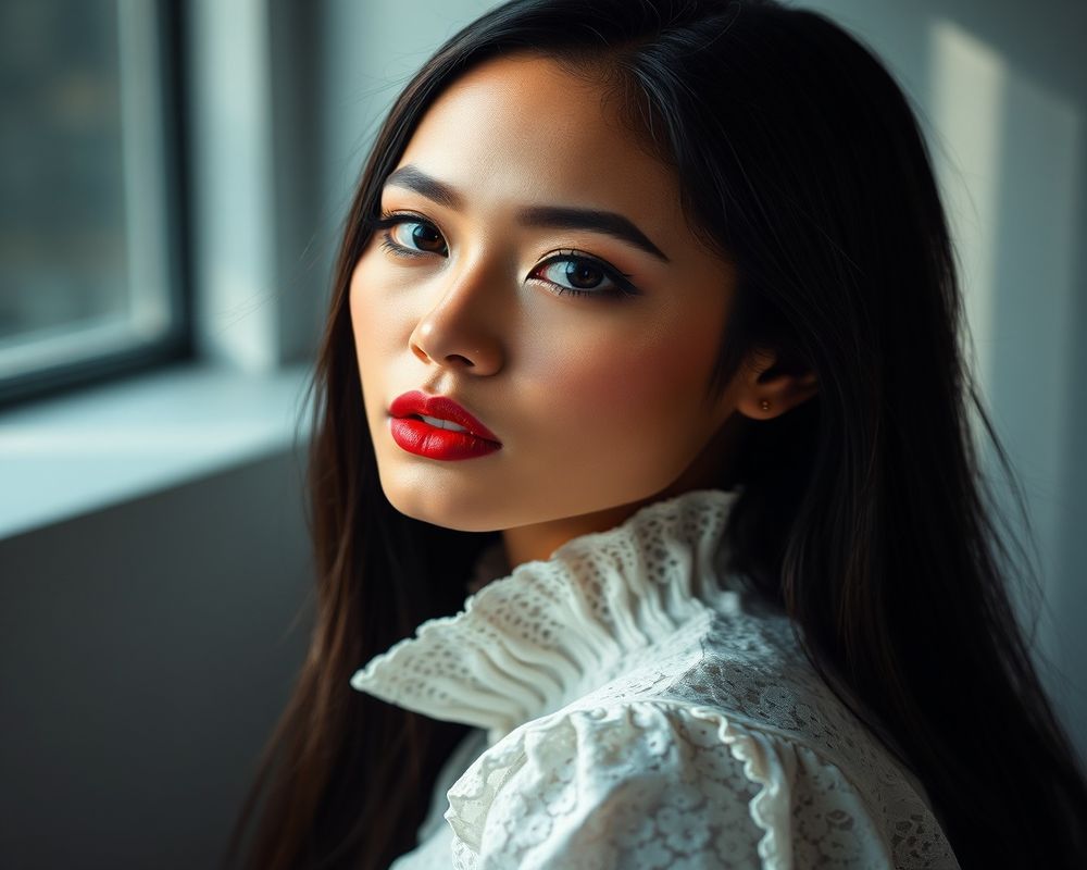 Lila Santos high fashion editorial photograph
