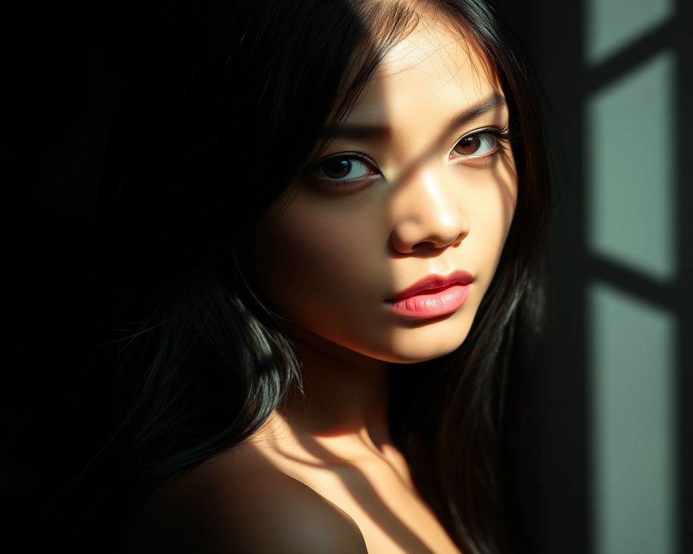 Lila Santos artistic creative portrait