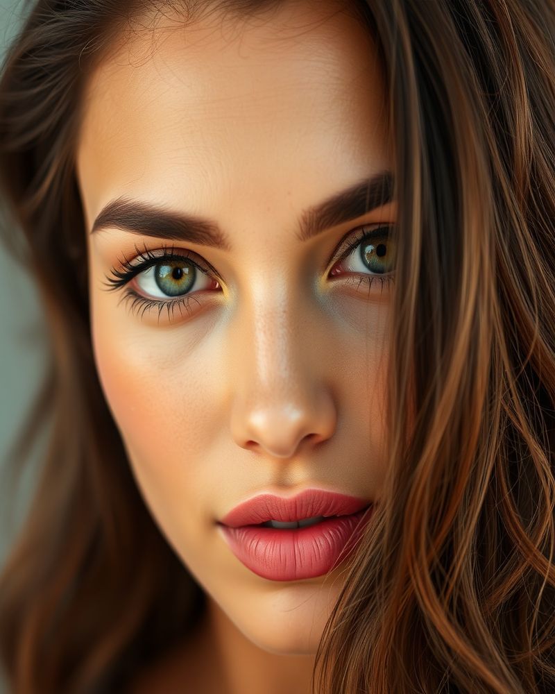 Lorena Ferreira beauty close-up portrait