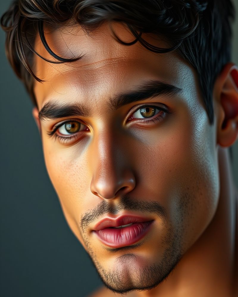 Lucas Pereira beauty close-up portrait