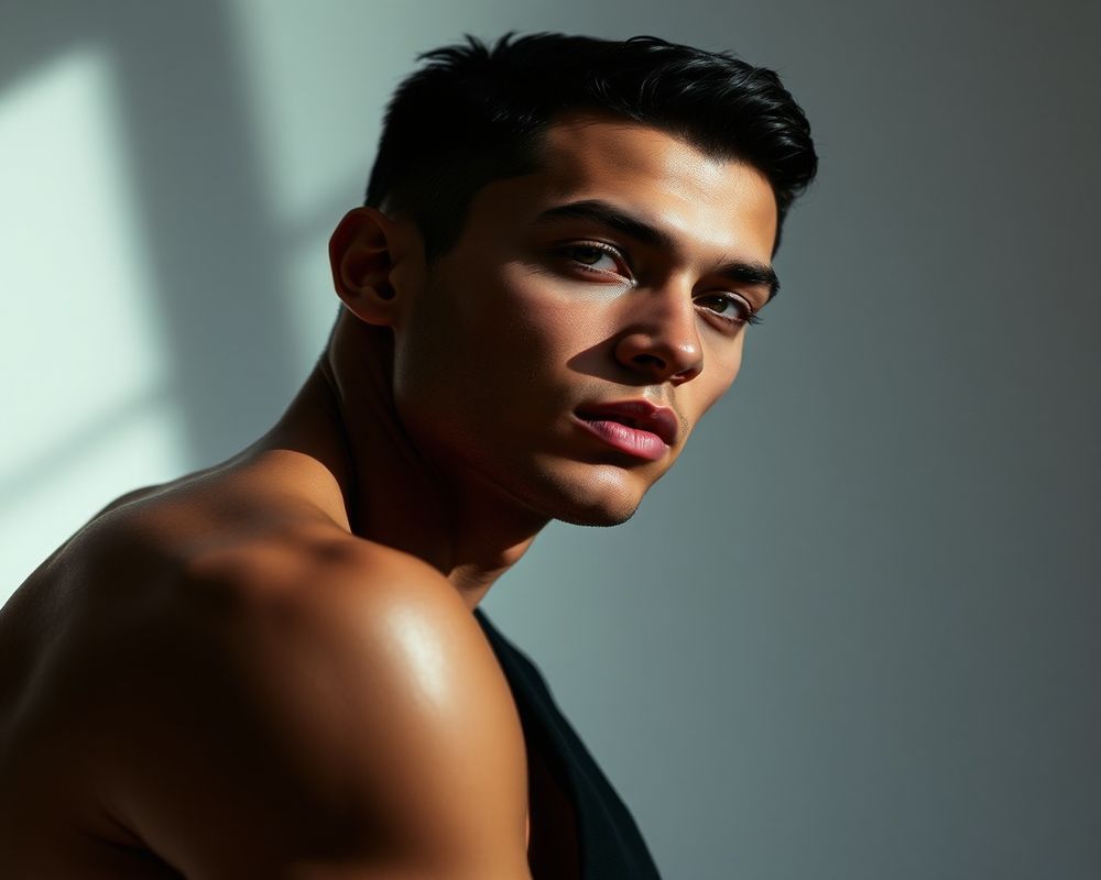 Lucas Silva high fashion editorial photoshoot