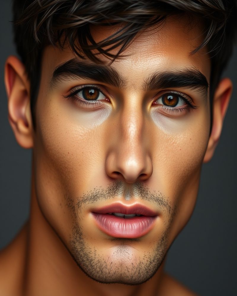 Lucas Silva beauty close-up portrait