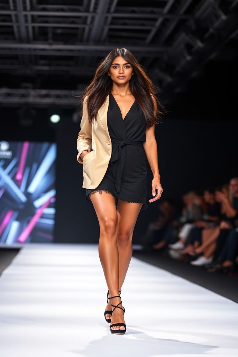 Lucia Fernandes fashion runway walk