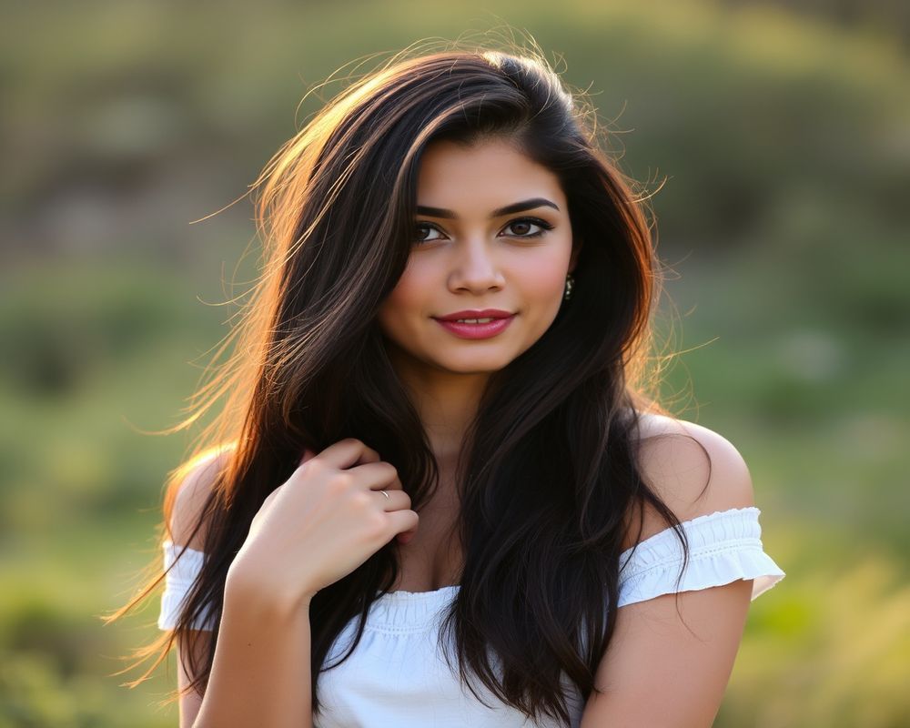 Lucia Garcia lifestyle personality shot in natural outdoor setting