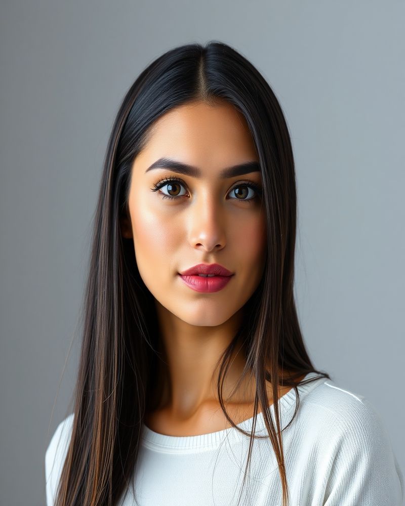 Lucia Mendez professional headshot, studio lighting