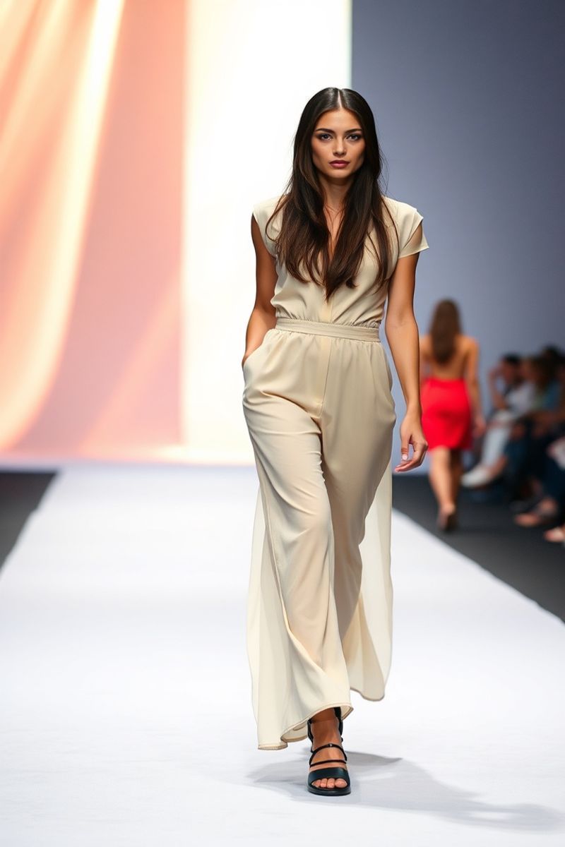 Lucia Mendez fashion runway walk