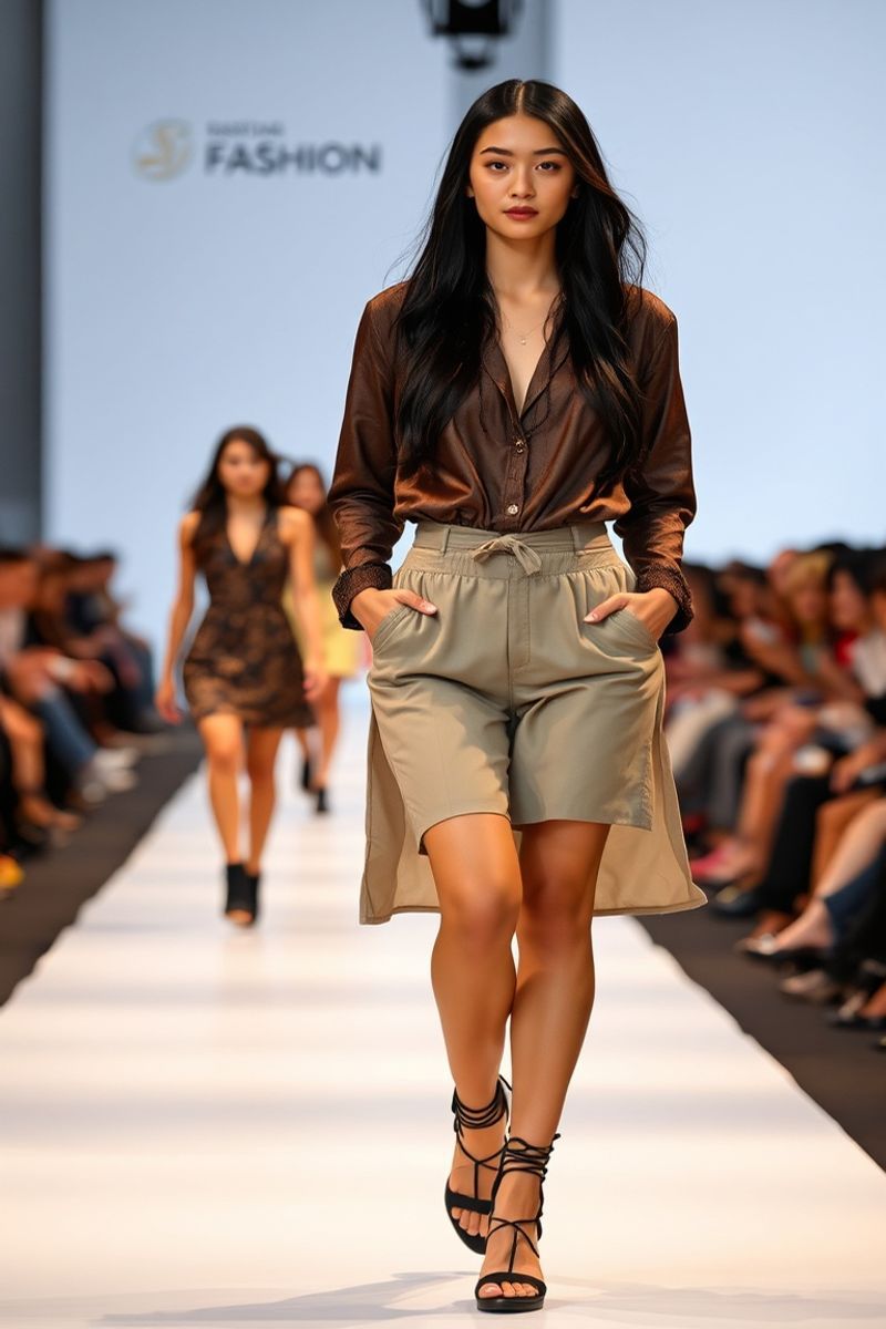 Lucia Torres fashion runway walk