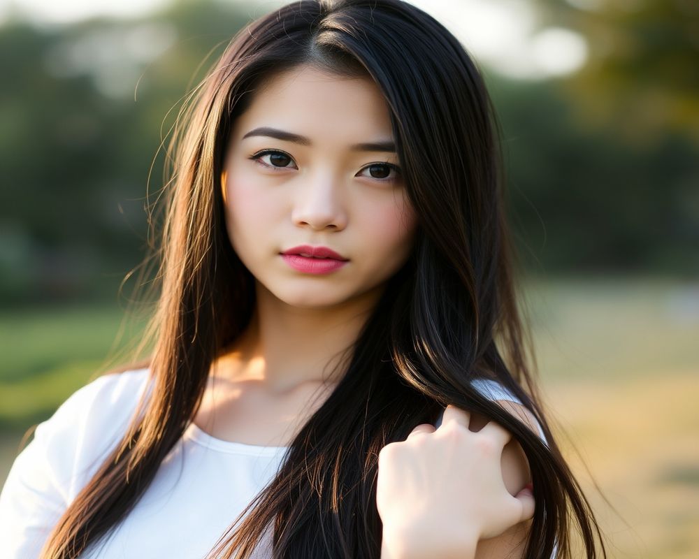 Mai Tran natural outdoor lifestyle portrait