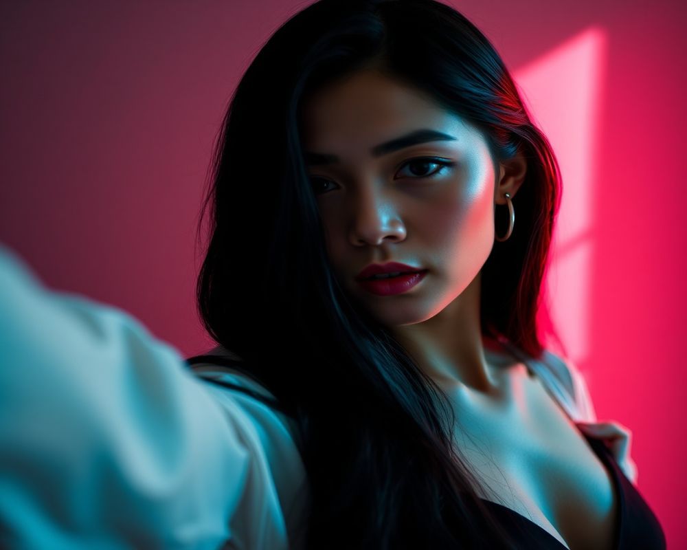 Malia Reyes high fashion editorial