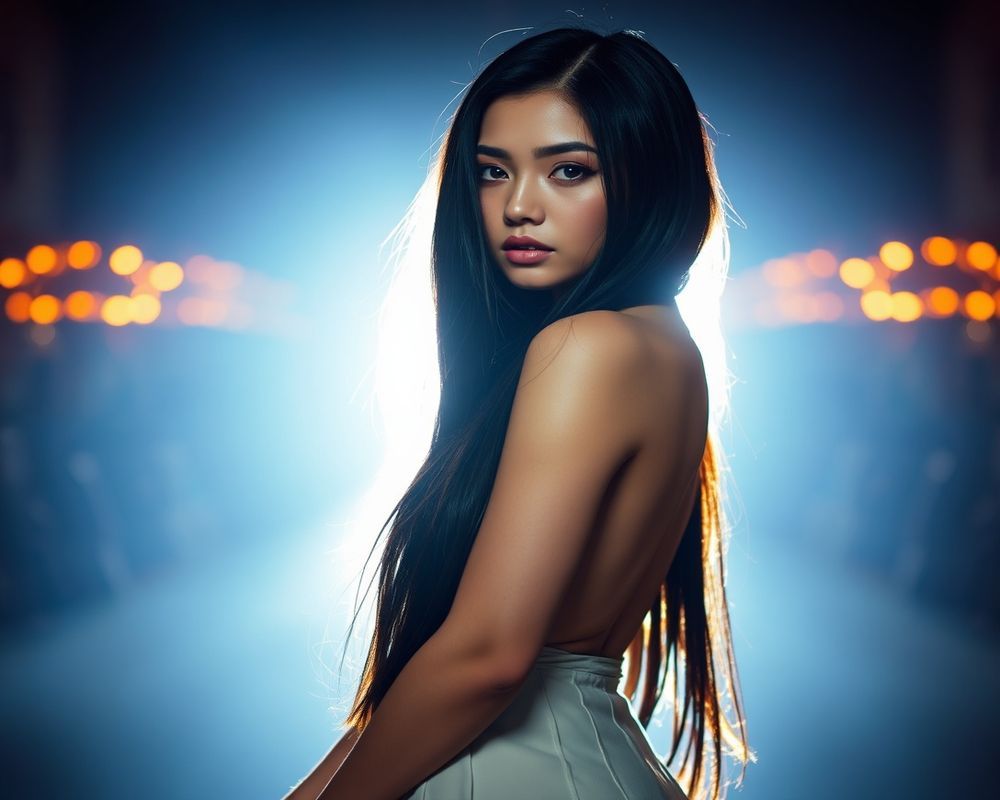 Malia Santos high fashion editorial photograph