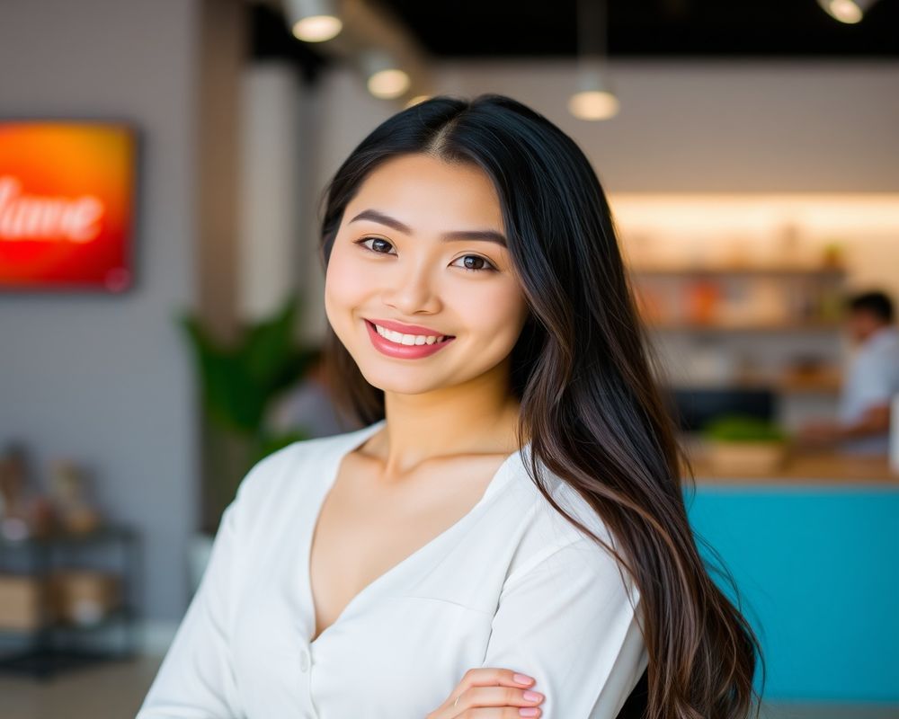 Malia Santos commercial brand campaign photograph