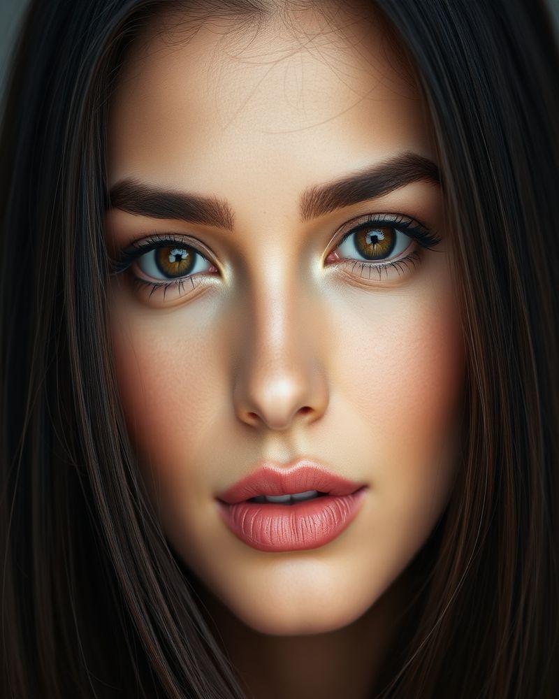Manuela Ospina beauty close-up portrait