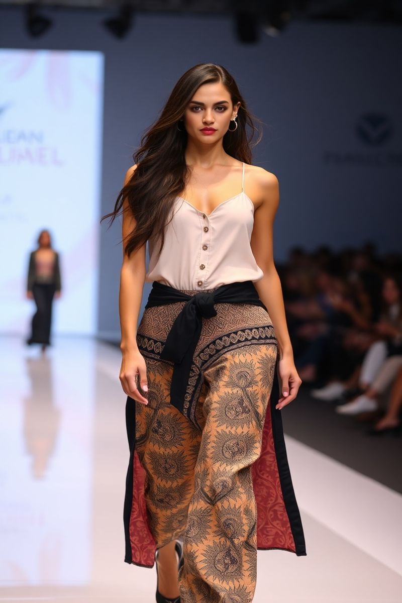 Manuela Ospina fashion runway walk