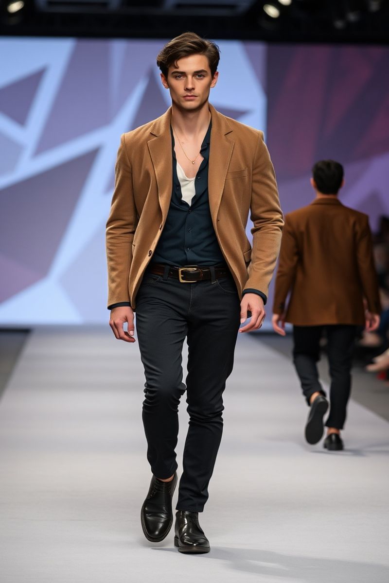 Marco Bianchi fashion runway walk