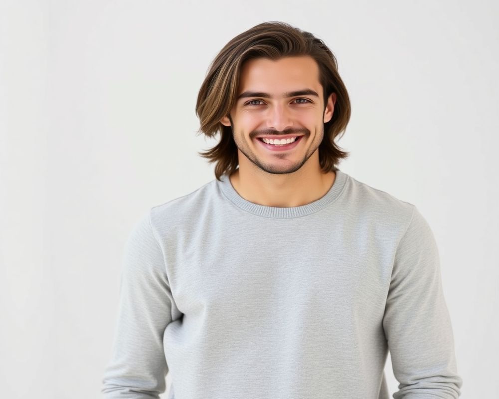 Marco Visconti commercial brand campaign with natural smile