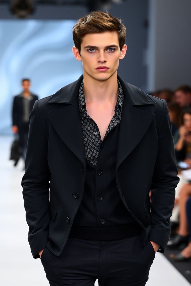 Marcus Chen fashion runway walk