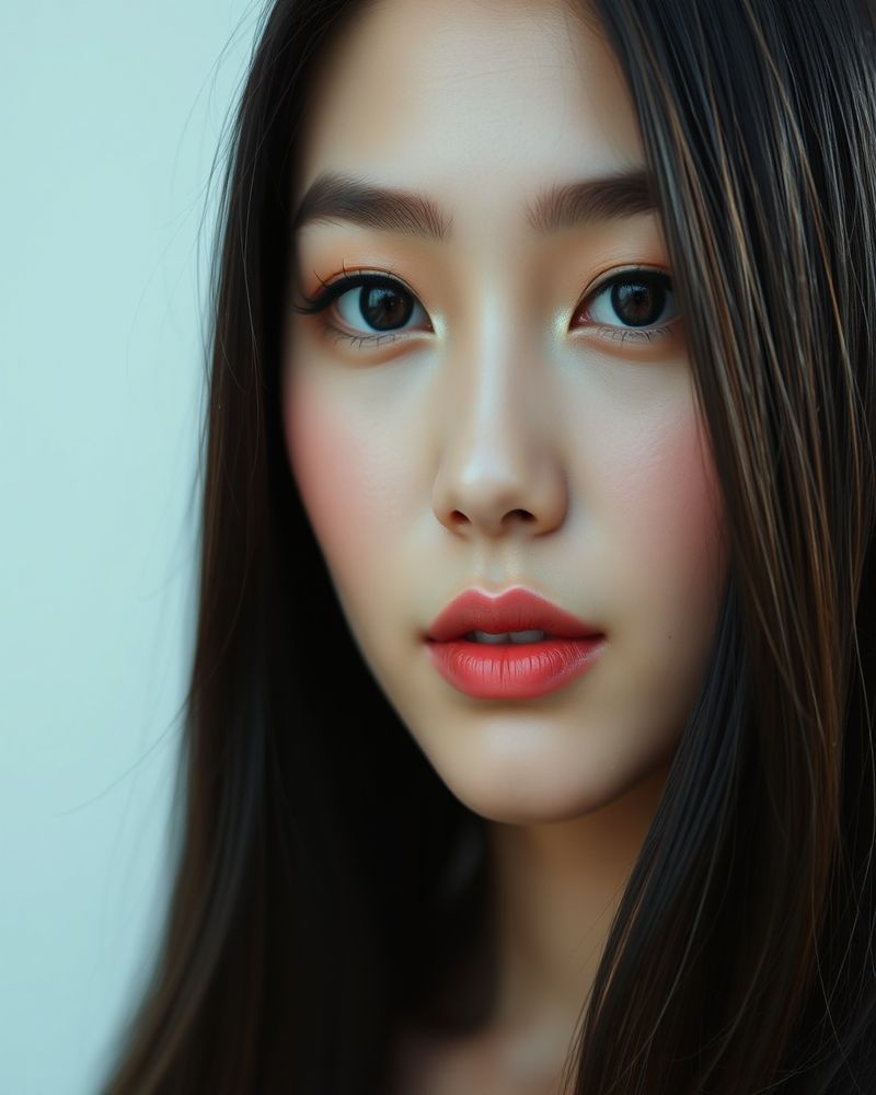 Maria Deleon beauty close-up portrait with soft lighting