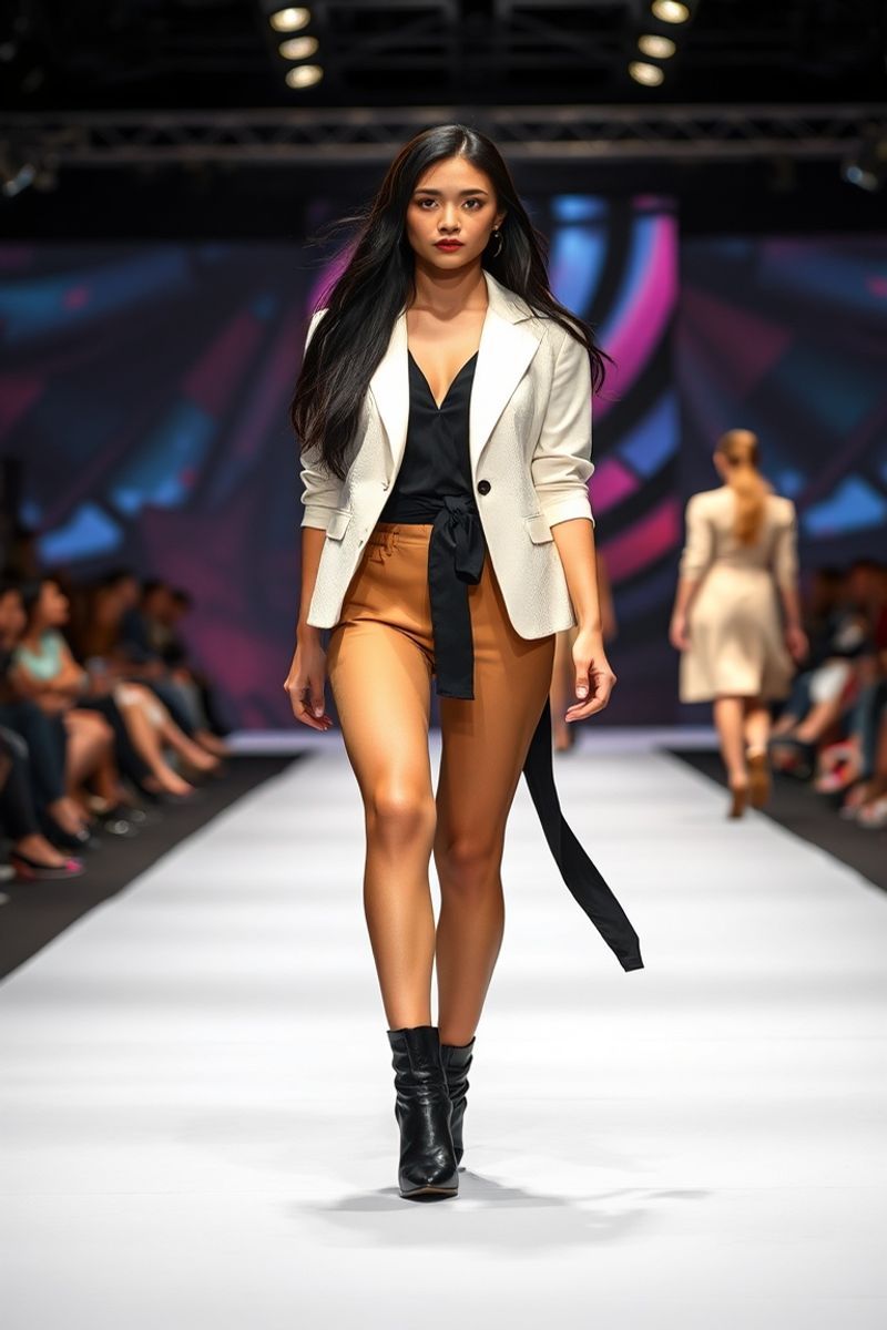 Maria Isabel Santos fashion runway walk