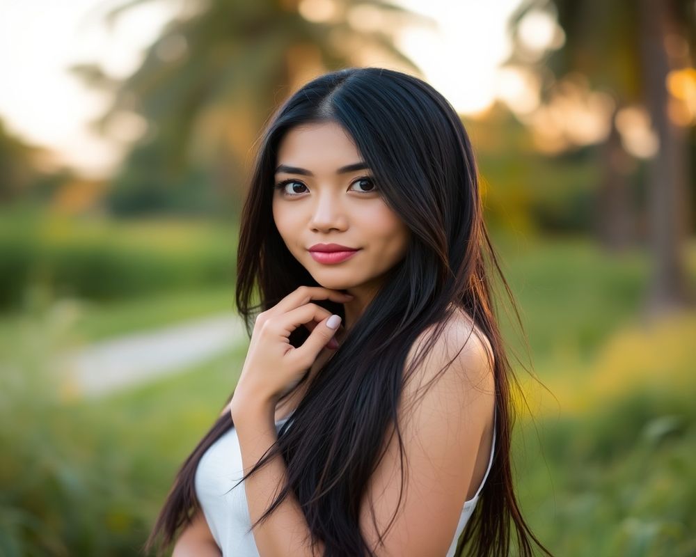 Maria Isabela Cruz lifestyle personality shot in natural outdoor setting