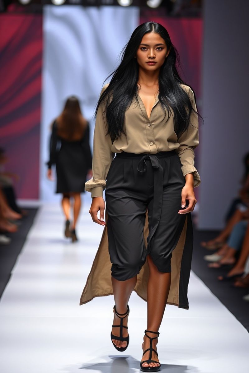 Maria Isabela Santos fashion runway walk