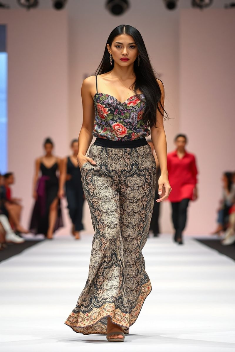 Maria Luisa Santos fashion runway walk