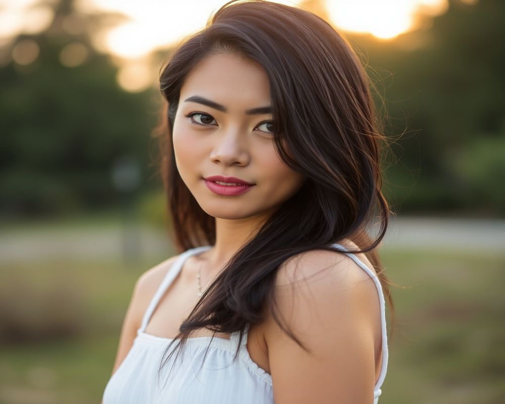 Maria Santiago lifestyle personality shot in natural outdoor setting